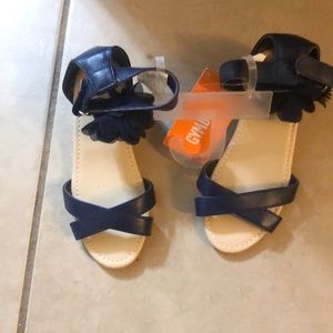 Girl navy blue shoes brand new never worn